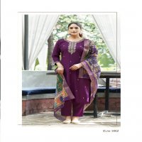 OSSM Meera Wholesale Viscose Vetican Silk Tops With Pant And Dupatta