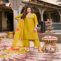 Anju Ghunghat Vol-11 Wholesale Kurti With Wide Pant And Dupatta