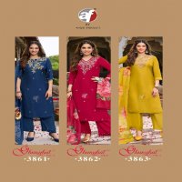 Anju Ghunghat Vol-11 Wholesale Kurti With Wide Pant And Dupatta