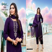 Hadippa Sky Vol-1 Wholesale Straight Cut Kurti With Pant And Dupatta