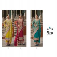 Your Choice Elina Wholesale Straight With Sarara Free Size Stitched Suits