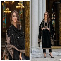 kilory trends neysa velvet winter special top pant with dupatta material