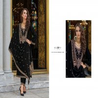 kilory trends neysa velvet winter special top pant with dupatta material