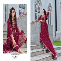 kilory trends neysa velvet winter special top pant with dupatta material