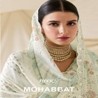 Kimora Heer Mohabbat Vol-188 Wholesale Pure Muslin With Embroidery Work Salwar Suits