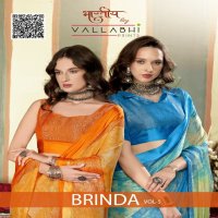 Vallabhi Brinda Vol-5 Wholesale Georgette Fabrics Ethnic Sarees