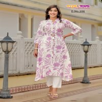 Tips And Tops Grassy Vol-2 Wholesale Heavy Reyon Print A Line Long Kurtis