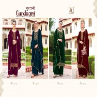 Alok Gurdaani Wholesale Premium Velvet Designer Work Winter Dress Material