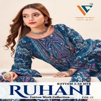 Vandana Ruhani Vol-11 Wholesale Cotton Work Dress Material