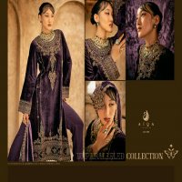 AIQA Shaina Wholesale Pure Velvet With Fancy Work Winter Collection
