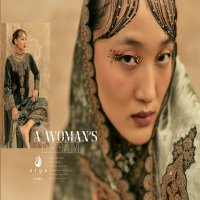 AIQA Shaina Wholesale Pure Velvet With Fancy Work Winter Collection