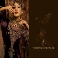 AIQA Shaina Wholesale Pure Velvet With Fancy Work Winter Collection
