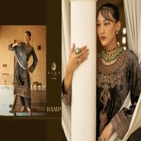 AIQA Shaina Wholesale Pure Velvet With Fancy Work Winter Collection