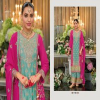 eba lifestyle surili vol 3 chinon readymade pakistani plazzo style 3pcs dress