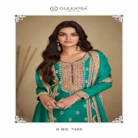 gulkayra designer vaani vol 3 chinon colour addition full stitch party wear dress