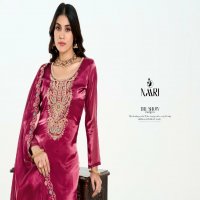 Naari Charvi Wholesale Pure Zimichu Silk Ethnic Dress Material