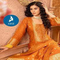 Kaya Golden Moon Wholesale 3 Piece Straight Cut With Handwork Readymade Suits