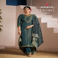 Rangoon Yashasvi Wholesale Pure Viscose Simmer Jacquard Readymade Suits