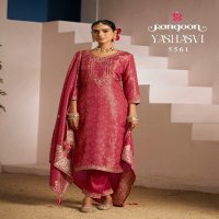 Rangoon Yashasvi Wholesale Pure Viscose Simmer Jacquard Readymade Suits