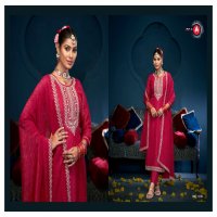 Triple AAA Gulabi Wholesale Viscose Crush Silk Dress Material