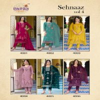 Radhika Sehnaaz Vol-4 Wholesale Kurti Pant With Dupatta