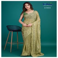 Sethnic Saamya Vol-2  Wholesale Glass Zari Fabrics Function wear Sarees