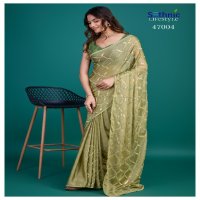 Sethnic Saamya Vol-2  Wholesale Glass Zari Fabrics Function wear Sarees