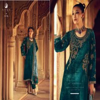 AIQA Sahara Wholesale Pure Velvet With Fancy Work Winter Suits