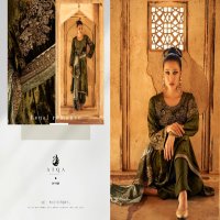 AIQA Sahara Wholesale Pure Velvet With Fancy Work Winter Suits