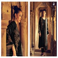 AIQA Sahara Wholesale Pure Velvet With Fancy Work Winter Suits