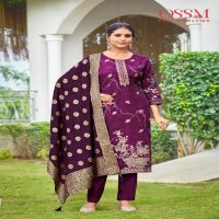 OSSM Mandira Wholesale Pure VIscose Russian 3 Piece Suits