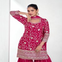 Aashirwad Vamika Gold Wholesale Free Size Stitched Designer Salwar Suits