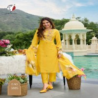 Anju Desi Dhaga Wholesale Kurti With Pant And Dupatta