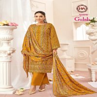 Harshit Gulab Wholesale Pure Cambric Cotton With Swaroski Work Dress Material