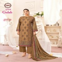 Harshit Gulab Wholesale Pure Cambric Cotton With Swaroski Work Dress Material