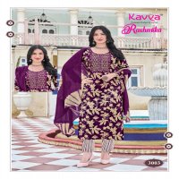 rashmika vol 3 by kavya readymade rayon print pretty look 3pcs dress