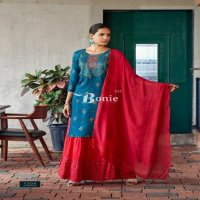 fiana vol 13 by bonie readymade rayon kurti skirt with dupatta