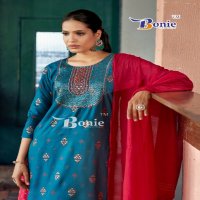 fiana vol 13 by bonie readymade rayon kurti skirt with dupatta