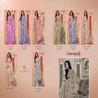 Kashvi Amrapali Vol-2 Wholesale Chiffon Satin Patta Sarees