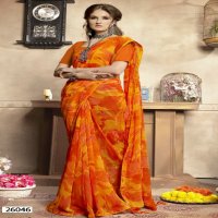 Vallabhi Leena Vol-3 Wholesale Georgette Fabrics Indian Sarees