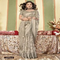 Vallabhi Camilla Wholesale Leaf Printed With Viscose Border Sarees