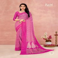 Ruchi Star Chiffon 175 Wholesale Chiffon Fabrics Printed Sarees