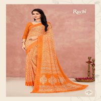 Ruchi Star Chiffon 175 Wholesale Chiffon Fabrics Printed Sarees