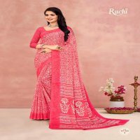 Ruchi Star Chiffon 175 Wholesale Chiffon Fabrics Printed Sarees