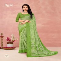 Ruchi Star Chiffon 175 Wholesale Chiffon Fabrics Printed Sarees