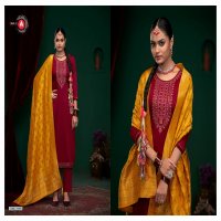 Triple AAA Aroos Vol-2 Wholesale Jam Silk Cotton With Work Dress Material