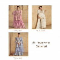 Aashirwad Nusrat Wholesale Real Georgette Free Size Stitched Suits