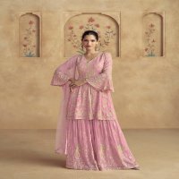 Aashirwad Nusrat Wholesale Real Georgette Free Size Stitched Suits