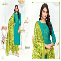 VIshnu Evanka Vol-9 Wholesale Roman Silk Fabrics Dress Material