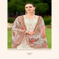 Alok Ziaaz Wholesale Pure Cambric Lawn Pakistani Embroidery Dress Material